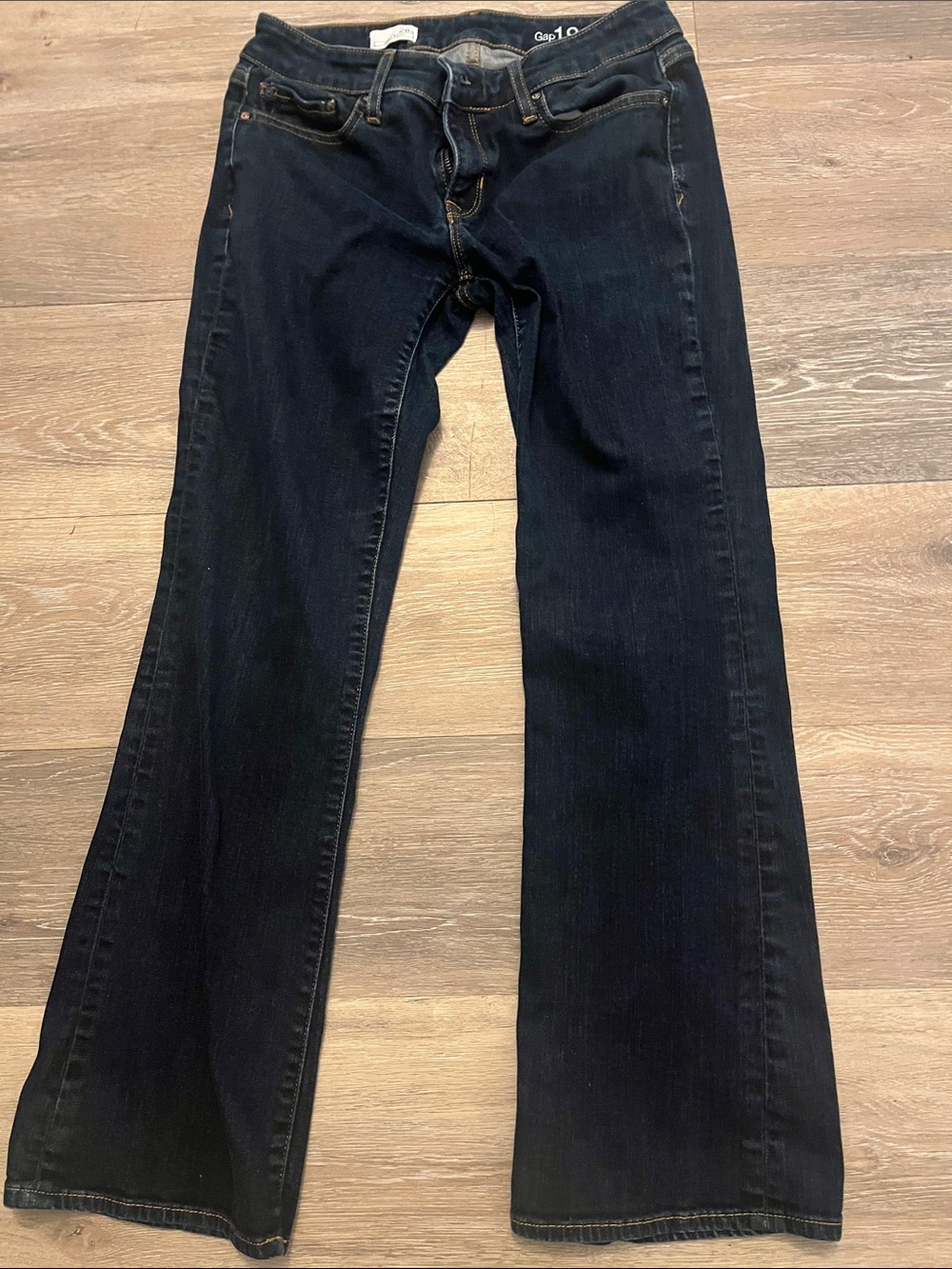 GAP Women's Dark Blue Flare Jeans